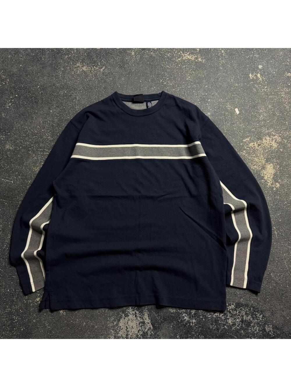 Vintage Y2K Skate GAP Striped Sweatshirt